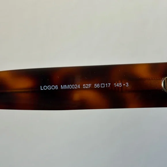 Max Mara logo 6 MM0024 tortoise sunglasses, brand new display picture 1